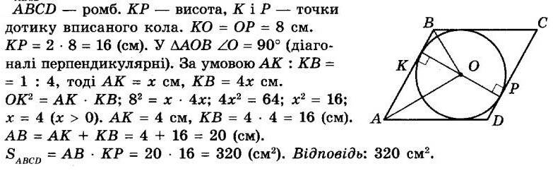 ГДЗ (відповіді) Номер 1031 8 клас Геометрія Істер 2021 рік