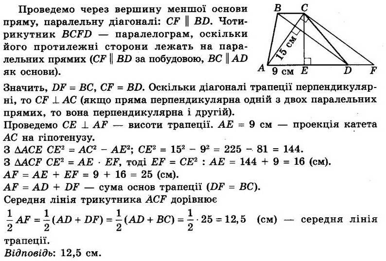 ГДЗ (відповіді) Номер 1066 8 клас Геометрія Істер 2021 рік