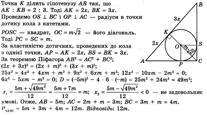 ГДЗ (відповіді) Номер 1071 8 клас Геометрія Істер 2021 рік