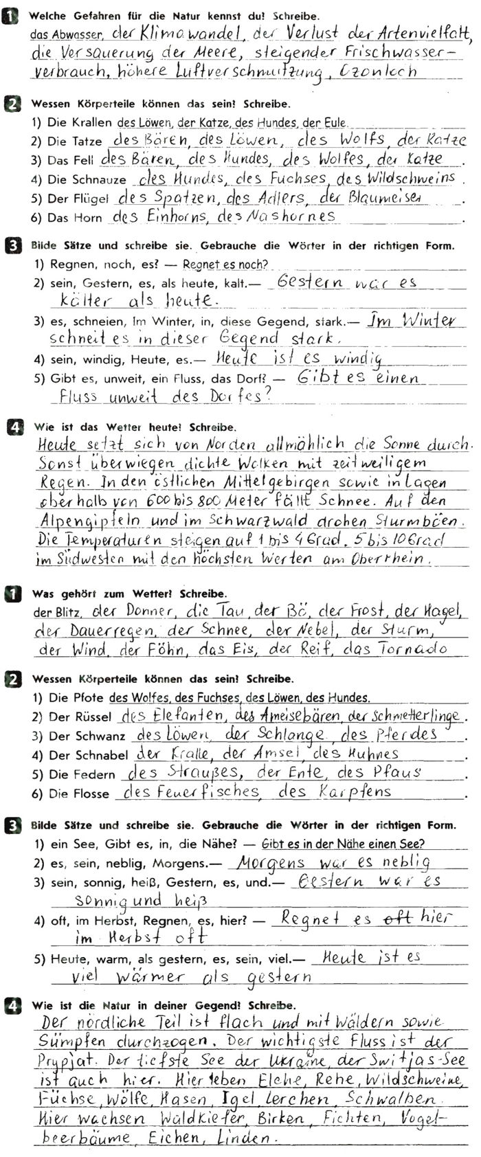 ГДЗ (відповіді) Lektion 5 8 клас Німецька мова Сотникова (тестовий зошит) (4-й рік навчання) 2016 рік