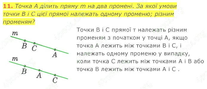 ГДЗ (відповіді) Номер 11 7 клас Геометрія Істер 2020 рік
