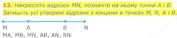 ГДЗ (відповіді) Номер 13 7 клас Геометрія Істер 2020 рік