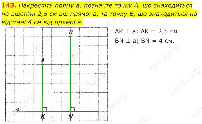 ГДЗ (відповіді) Номер 143 7 клас Геометрія Істер 2020 рік