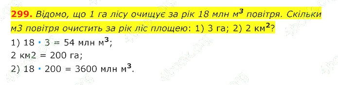 ГДЗ (відповіді) Номер 299 7 клас Геометрія Істер 2020 рік