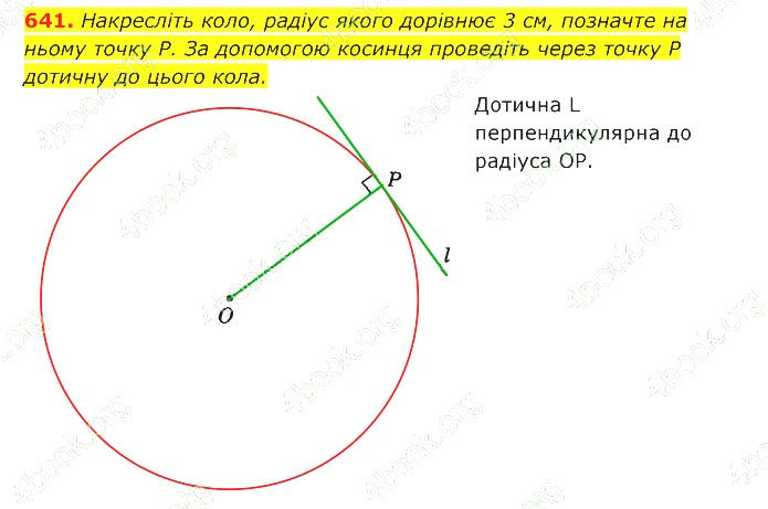 ГДЗ (відповіді) Номер 641 7 клас Геометрія Істер 2020 рік