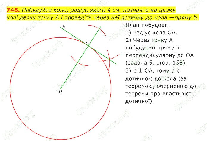 ГДЗ (відповіді) Номер 748 7 клас Геометрія Істер 2020 рік